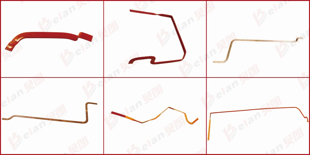 Aluminum row bending machine debugging sample collection